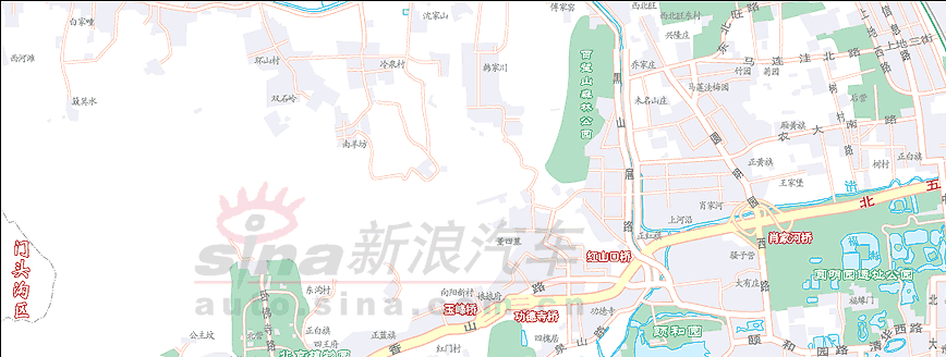 北京交通图-五环(信号灯、监视器、诱导屏、违法自动监测仪