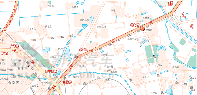北京交通图-五环(信号灯、监视器、诱导屏、违法自动监测仪
