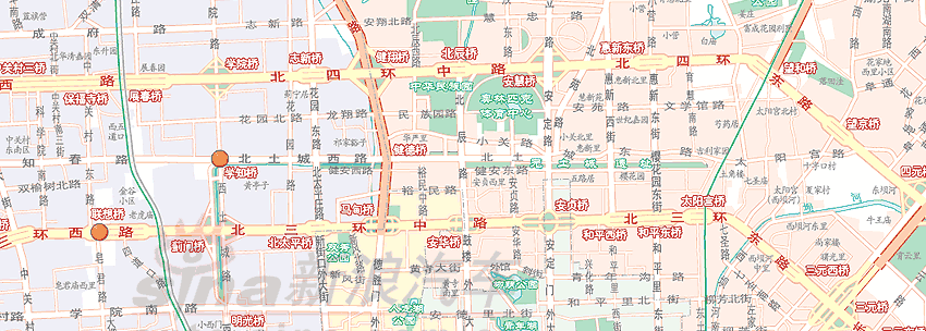 北京交通图-五环(信号灯、监视器、诱导屏、违法自动监测仪