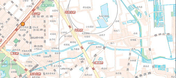 北京交通图-五环(信号灯、监视器、诱导屏、违法自动监测仪