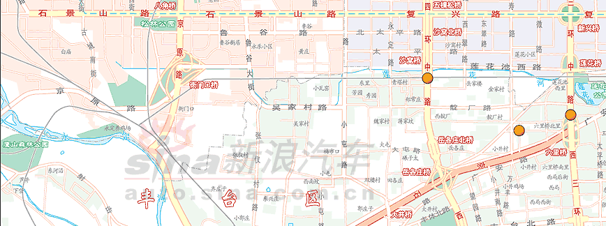 北京交通图-五环(信号灯、监视器、诱导屏、违法自动监测仪