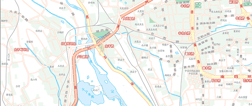 北京交通图-五环(信号灯、监视器、诱导屏、违法自动监测仪