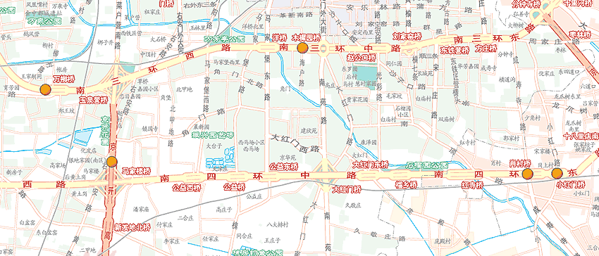 北京交通图-五环(信号灯、监视器、诱导屏、违法自动监测仪