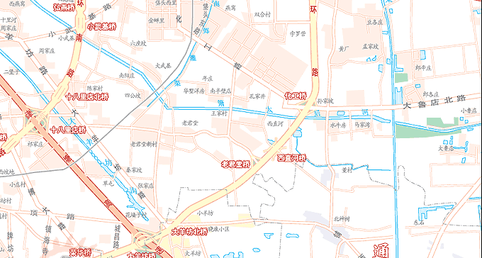 北京交通图-五环(信号灯、监视器、诱导屏、违法自动监测仪