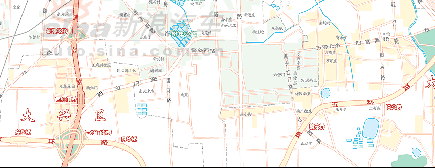北京交通图-五环(信号灯、监视器、诱导屏、违法自动监测仪