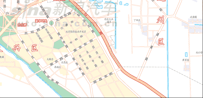 北京交通图-五环(信号灯、监视器、诱导屏、违法自动监测仪