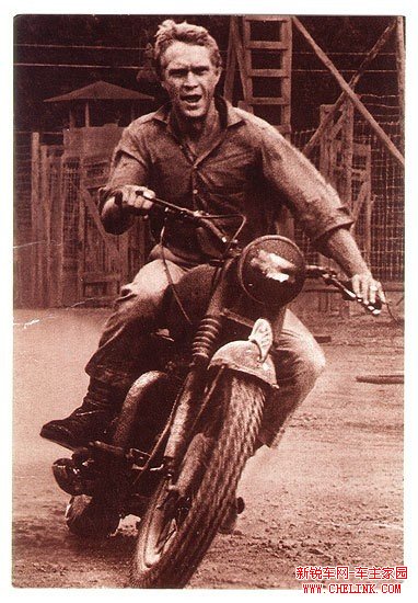 1963年著名电影《胜利大逃亡》剧中摩托 1963年著名电影《胜利大逃亡》剧中摩托